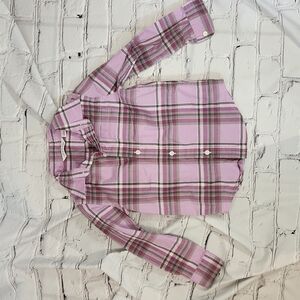 Janie and Jack Pink Plaid Button-Down Shirt